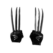 Wolverine Claw Wearable Adult Gloves pvc Model Halloween Prop Toy 1/1 Scale