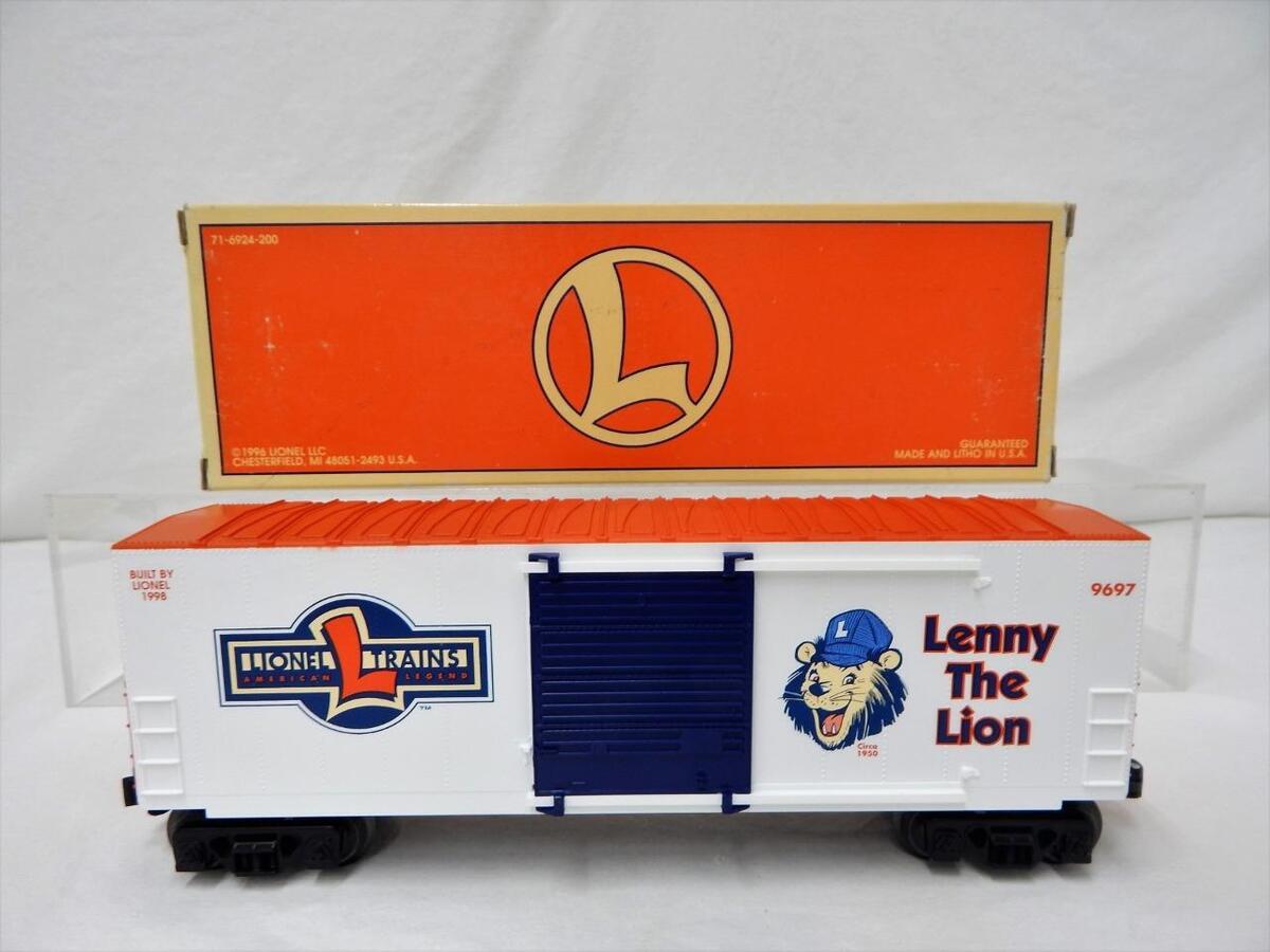 Lionel 6-29232 Lenny the Lion Hi-Cube Boxcar C8 with box O Lionel 6-29232 Lenny the Lion Hi-Cube Boxcar C8 with box O