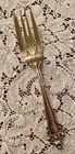 Sterling Silver Reed & Barton "La Splendide" Pierced Salad Fork, Gilt Tines