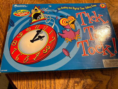 Learning Resources Tick, Tac, Tock! An Analog and Digital Time Telling Game EUC