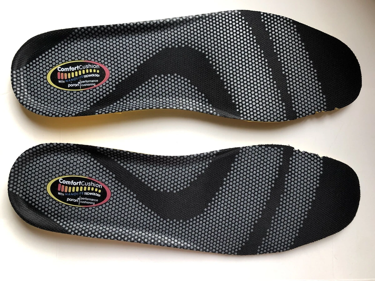 X-large Poron Cushion Air Cooled 3-layer w Nanolite Foam Insoles US Mens  15-16 | eBay