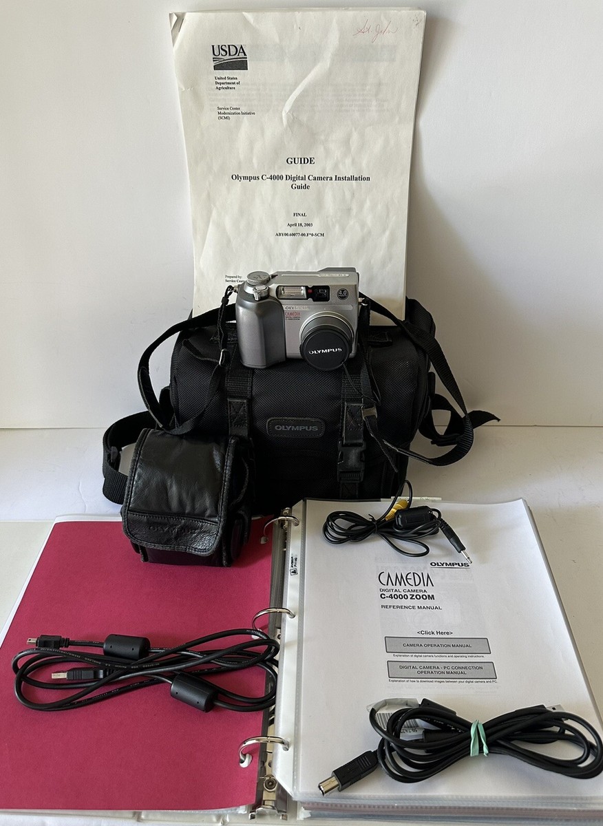 Olympus Silver CAMEDIA C-4000 Zoom 4.0MP 3x Optical Digital Camera