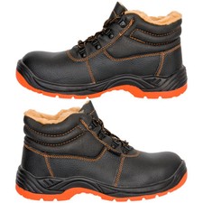 Buty zimowe Stalowy nosek Buty robocze Obuwie ochronne Podszyte SB(S3-106-OR)