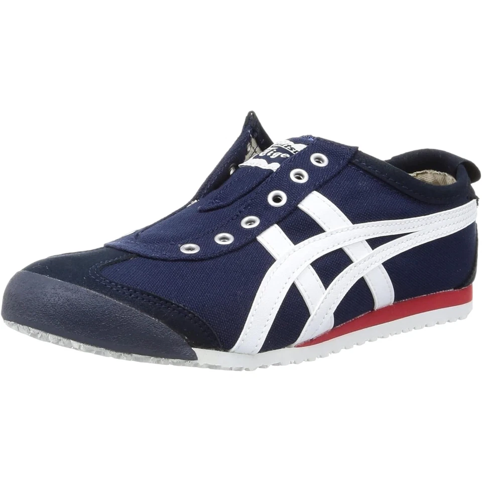 Onitsuka Tiger México 66 Slip-On 1183A360 401 Navy Off White Unisex Nuevo - Imagen 2 de 4
