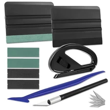 14Pcs Car Window Vinyl Tint Kit Cutter Micro Squeegee Wrap Film Application Tool