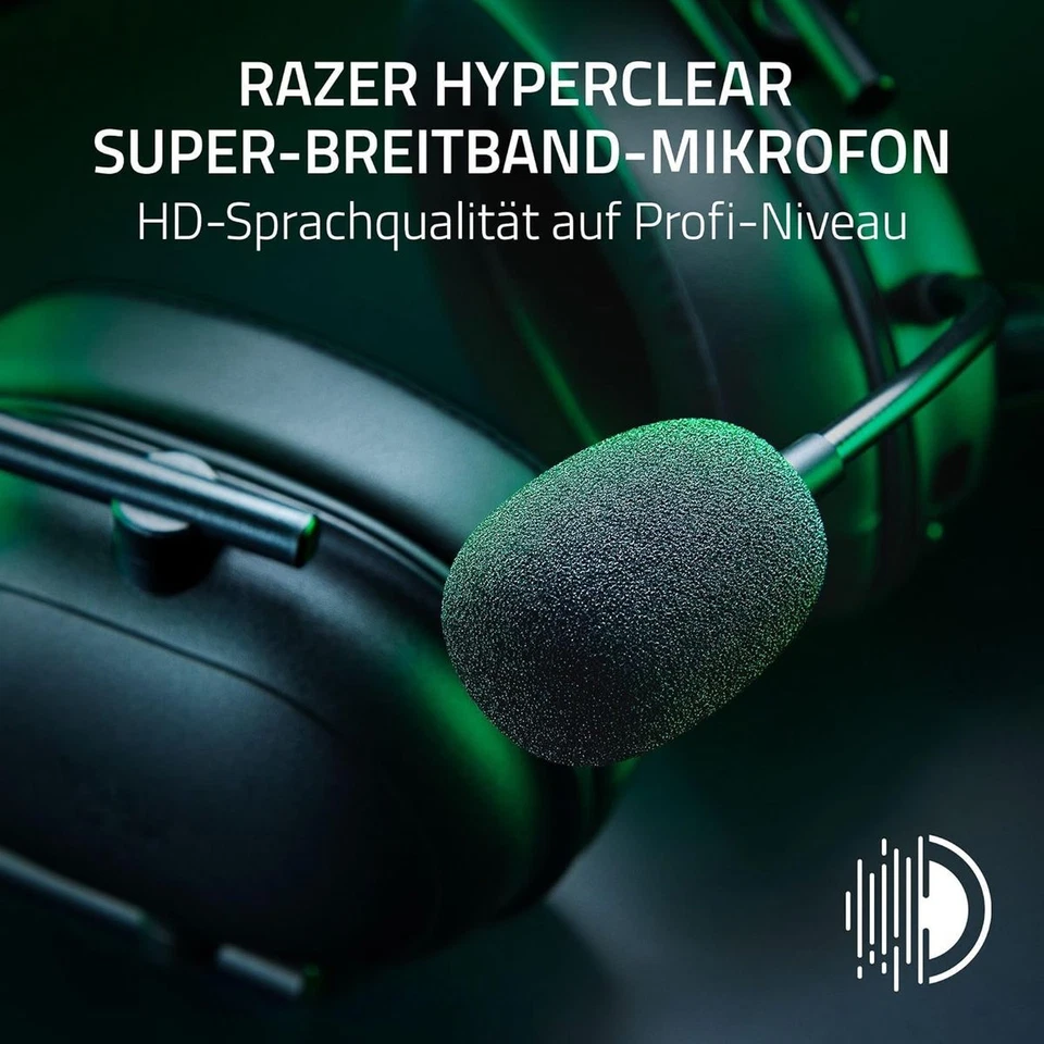 Razer BlackShark V2 HyperSpeed Gaming Headset Dual Wireless v7.1 Multi-Plattform - Bild 2 von 4
