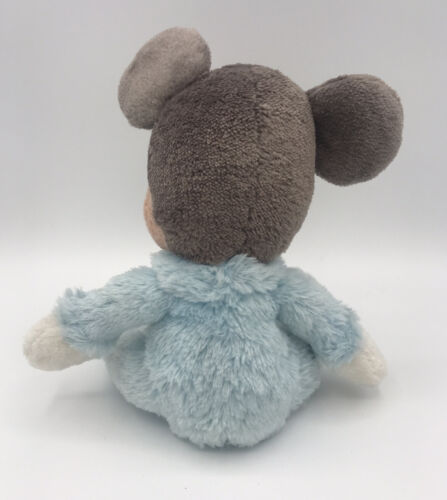 Disney Plush Mickey Mouse Baby Rattle Light Blue Disneyland Resort Stuffed Lovey - Picture 4 of 8