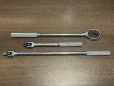 Proto Tools 1/2" Drive Long Handle Ratchet Breaker Bar Set Made In USA