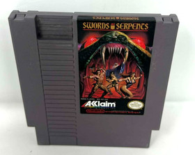 Swords and Serpents, NES, Loose, Authentic!