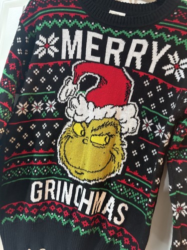The Grinch Merry Grinchmas Ugly Christmas Sweater Size:L
