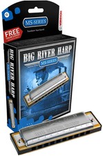 NEW Hohner MS-Series 590BX-G Big River Harp Harmonica Key of G MADE in GERMANY