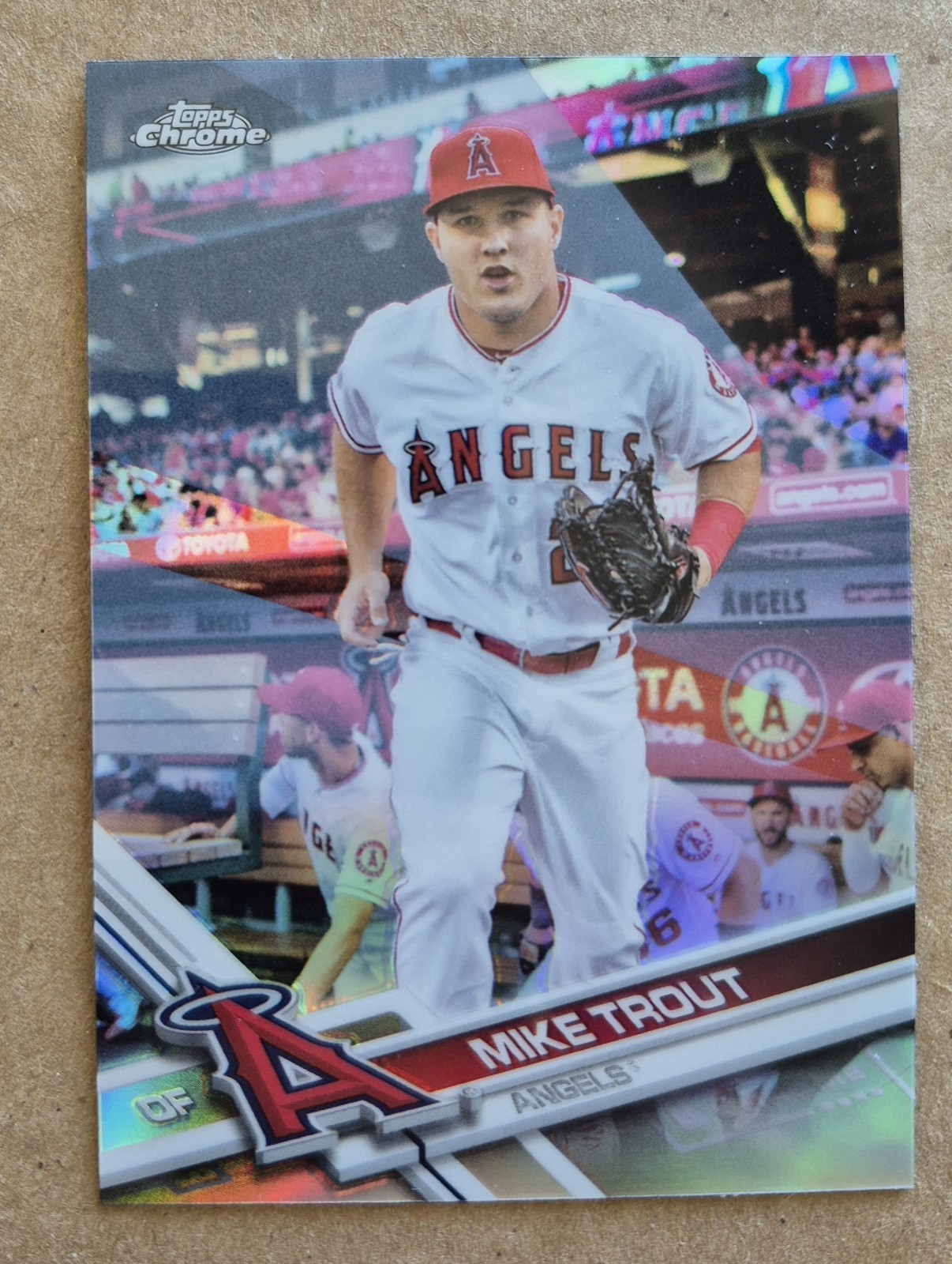 MIKE TROUT Refractor 2017 Topps Chrome #200 ANGELS