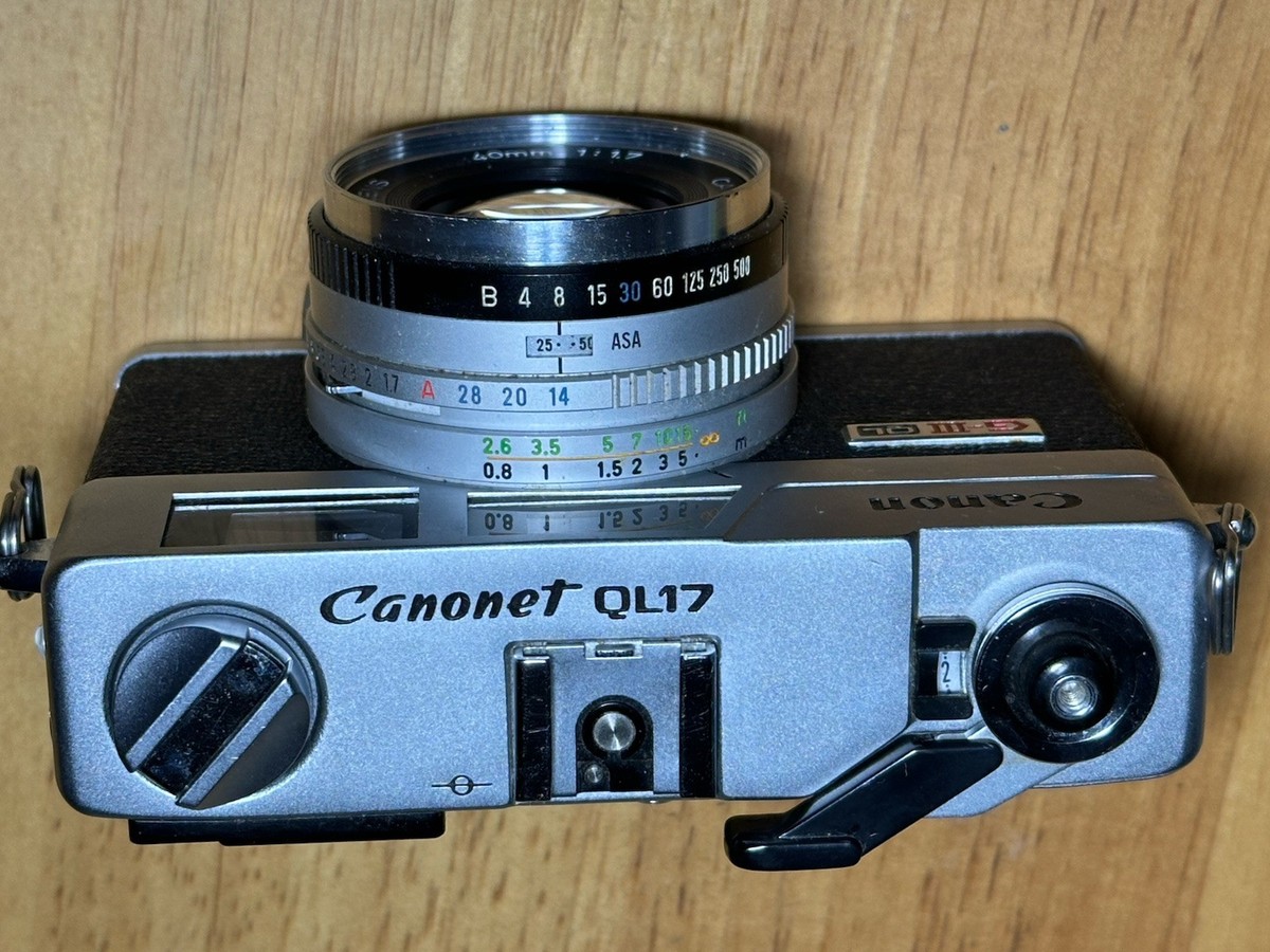 Canon Canonet QL17 G-III QL 35mm Film Camera w/ Lens Cap