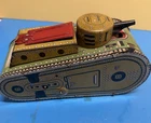 MARX TIN LITHO WIND UP CLOCKWORK POP UP DOUGH BOY SOLDIER TANK