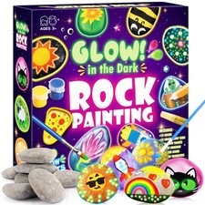 Sassi Da Dipingere Kit Pittura per Bambina 4-9 Anni Regalo Creativo Lavoretti