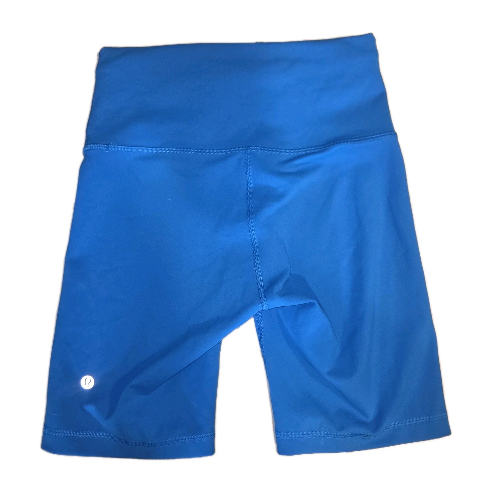 LULULEMON Womens Blue Poolside Yoga Shorts Size 6 with 8 Inch Inseam
