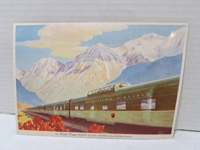 #ad Northern Pacific Railway Vista Dome North Coast Limited Montana Rockies Postcard $17.62