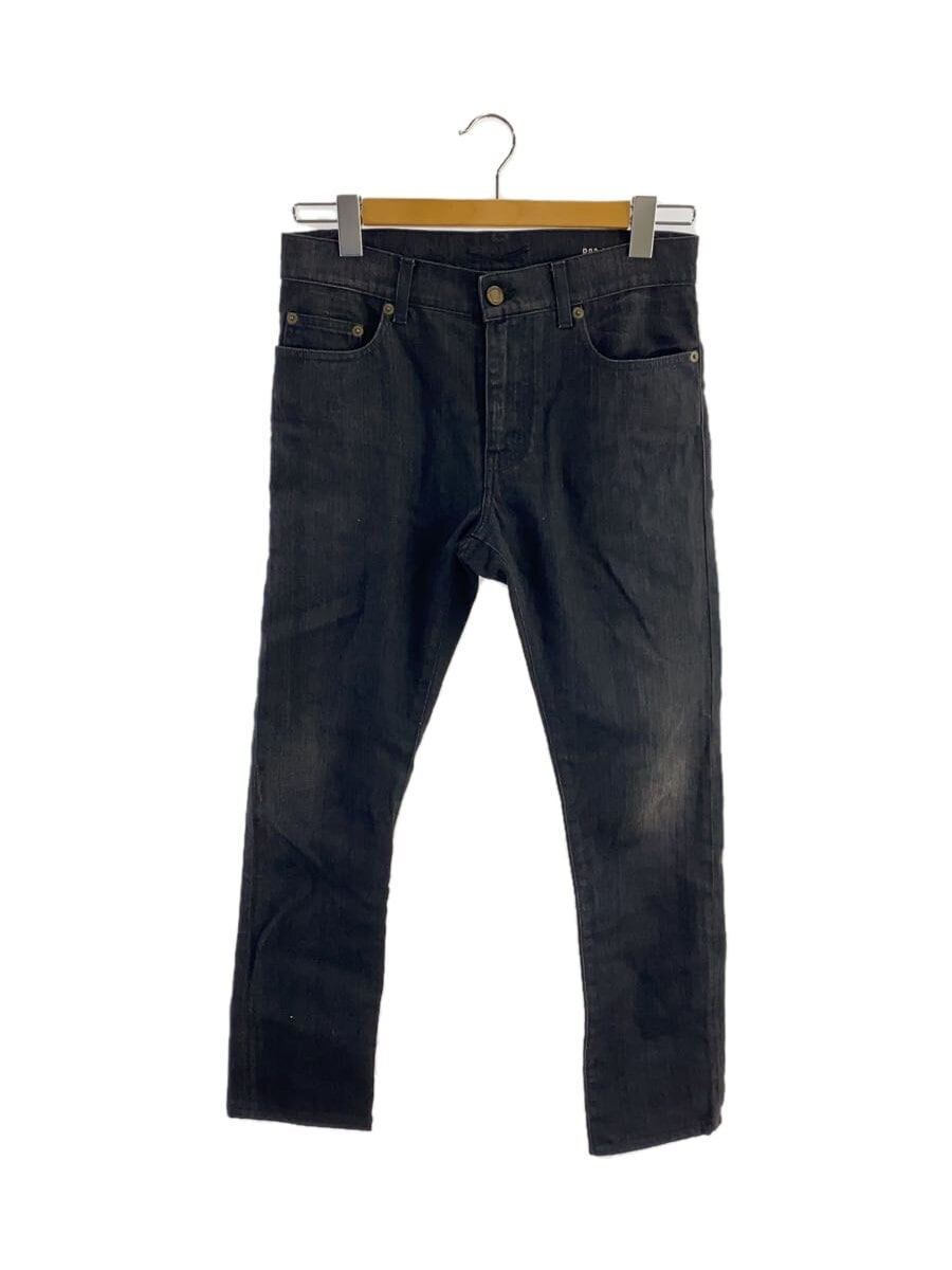 パンツ SAINT LAURENT Women Straight Pants 824083Y06CA 1319 BLACK Saint Laurent Stretch Gabardine Straight-Leg Trousers