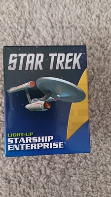 STAR TREK LIGHT-UP STARSHIP ENTERPRISE MINIATUR SEALED