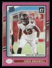 2024 Donruss Optic #220 Chris Braswell Pink Tampa Bay Buccaneers