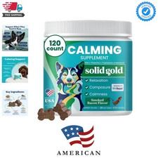 Calming Chews for Dogs - Dog Calming Chews w/Melatonin for Separation, Stress...