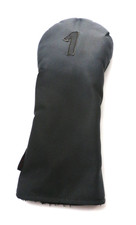 Rose & Fire Black Driver 1 Wood Golf Head Cover Ballistic Nylon Headcover READ
