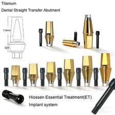 US Essential Treatment Transfer Abutment Cement Retained Fits Hiossen Implants
