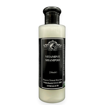 Vitamin E Shampoo 250ml Spendet Feuchtigkeit ohne Haare zu streifen. VEGAN ZUGELASSEN