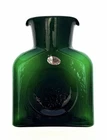 Blenko Handmade Glass 384 Water Bottle in Malachite Signed