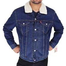 Levi's Men's Premium Button Up Denim Fleece Lined Jeans Jacket 791290004