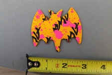ALVA Skateboards Orange Pink Goth Bat Dogtown Z2 Skateboarding Rip Grip STICKER