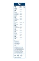 Bosch Scheibenwischer BüGelwischblatt Ohne Spoiler Vorne (3 397 001 727)