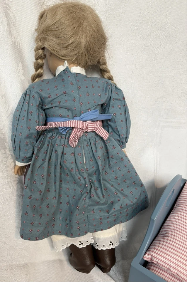 VTG AMERICAN GIRL 1994 KIRSTEN DOLL,OUTFIT,BED,NIGHTSTAND,ACCESSORIES, MUCH MORE - Image 3 of 4