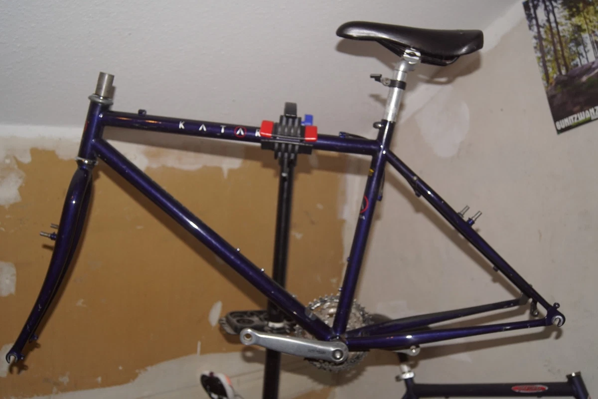 Katarga Catalina CroMo Mountainbike Rahmen Shimano lila blau