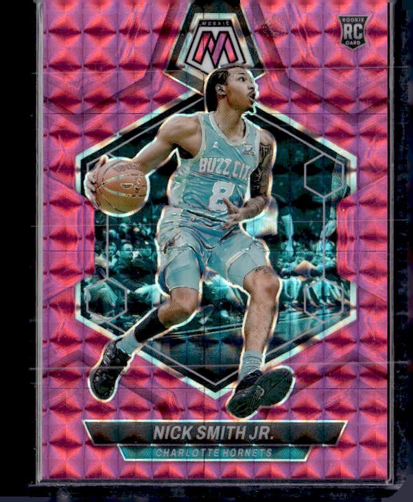 2023-24 Panini Mosaic #242 Nick Smith Jr. Pink #/149