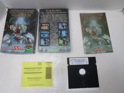 GEMSTONE WARRIOR FOR COMMODORE 64 128 GAME BY SSI TESTED AND WORKING L#3  ️