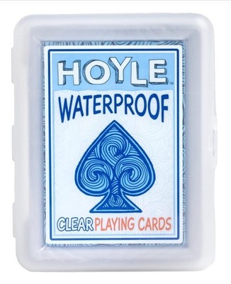Hoyle Waterproof Clear Playing Cards