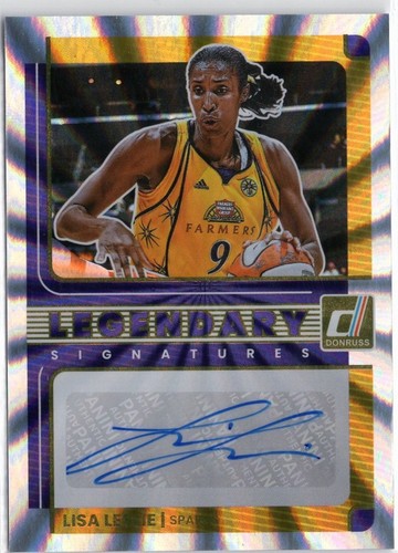 2025 Panini One and One WNBA Lisa Leslie First Team Signatures /99