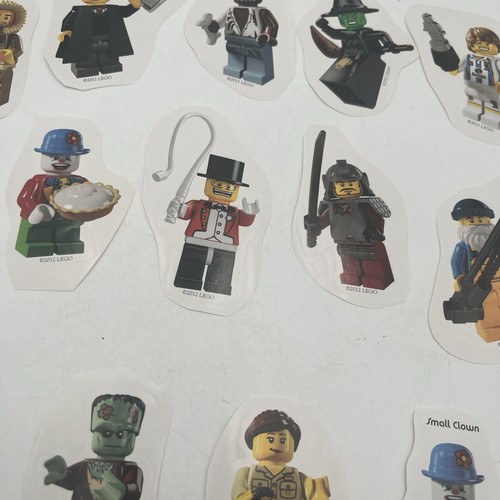 lotto 30 figurine lego mini fig sciolte sticker collezione 30+ nuove - Foto 6 di 15