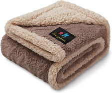 Waterproof Pet Blanket, Liquid Pee Proof Dog Blankets for Sofa Bed Couch, Revers
