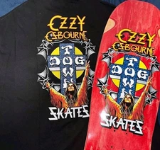 Dogtown x Ozzy Osbourne Limited Edition Skateboard Deck And Shirt BLOOD RED 🔥 