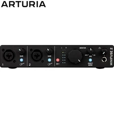 Arturia MiniFuse 2 Portable 2x Input USB-C MIDI Audio Interface Black Renewed