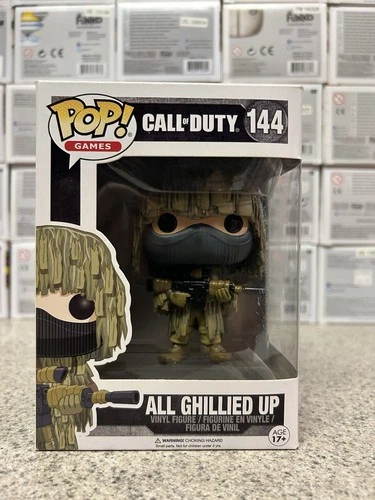 Funko Pop Call Of Duty All Gillied Up #144 Vaulted OG Rare 🔥 🔥 🔥