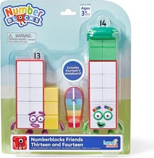 hand2mind Numberblocks Friends Thirteen and Fourteen Figures, Num