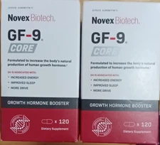 2 NOVEX BIOTECH GF-9 CORE GH BOOSTER ENERGY IMMUNE SUPPLEMENT 120 X2 240 CAPSULE
