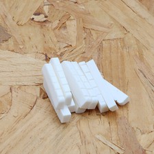 Slotted 10X 43mm Guitar Bone Nut for Telecaster Tele TL 6 String Style Replace