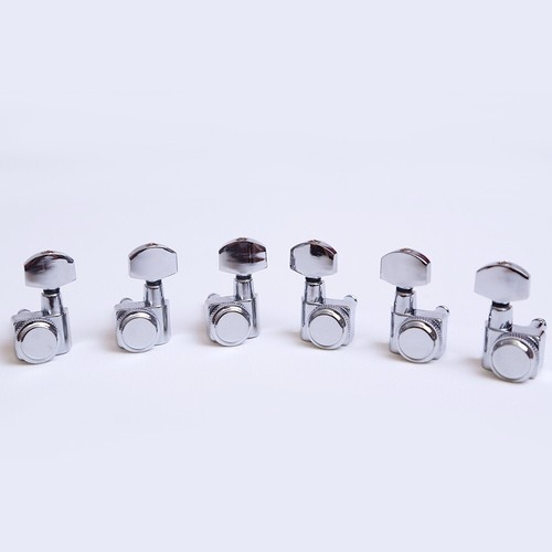 Guitar Machine Heads No Screws Locking Tuning Key Pegs Tuners Gear Ratio 18:1 - Picture 11 of 15