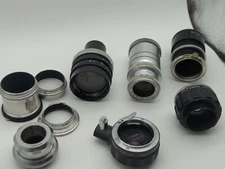 Steinheil Muchen Cassar 105mm, Lentar 135mm, Kalimar For Exakta KE Kine Mount