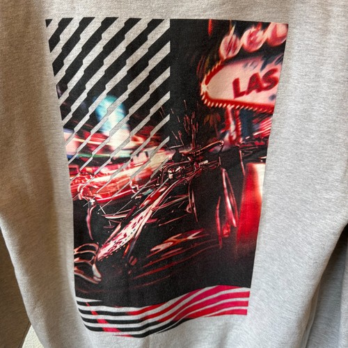Formula 1 Las Vegas Grand Prix Unisex Hoodie Large Heather Gray Classic Pullover - Picture 9 of 16