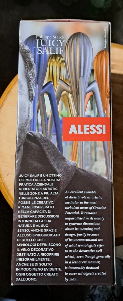 Alessi spremi agrumi Juicy Salif non ha bisogno di presentazione.nuovo mai usato - Immagine 4 di 4